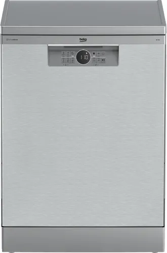 Lavavajillas - Beko BDFN26640XC, 9.5 l, 16 servicios, 6 programas, 60 cm, Tercera bandeja, Corner Intense, Fast+, Inox