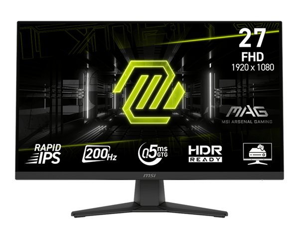 MSI MAG272F Monitor 27 Gaming FHD 200hz HDMI DP