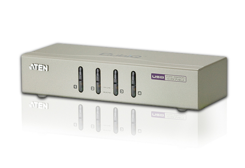 ATEN CS74U-AT interruptor KVM Gris CS74U-AT