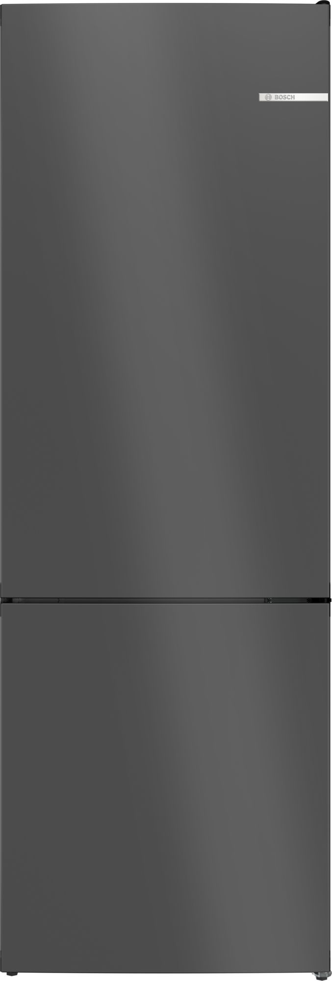 Bosch Serie 4 Frigorífico combinado de libre instalación 203 x 70 cm Acero antracita, Total NoFrost KGN49OCAF