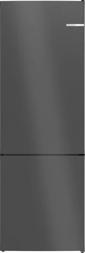 Bosch Serie 4 Frigorífico combinado de libre instalación 203 x 70 cm Acero antracita, Total NoFrost KGN49OCAF