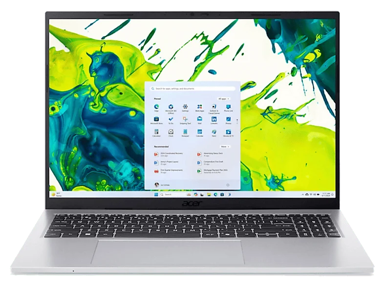 Portátil Acer Aspire Go 16 AG16-71P-95VE, 16 GB RAM, 512 GB, Intel Core i9