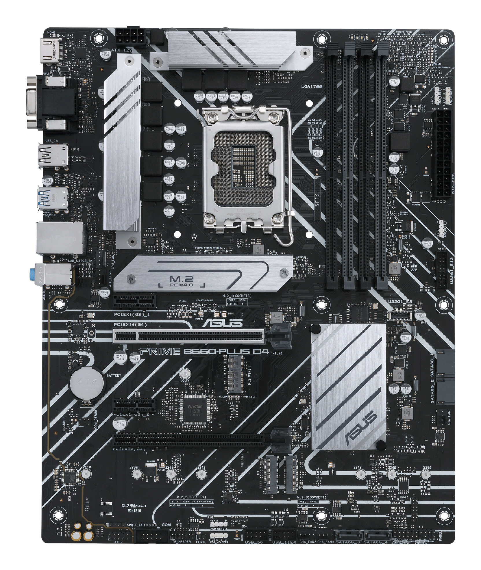 ASUS PRIME B660-PLUS D4 Intel B660 LGA 1700 ATX 90MB18X0-M1EAY0