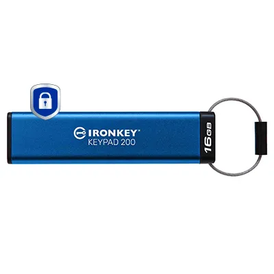 Pendrive Kingston IronKey Keypad 200 16GB USB 3.2 Gen 1