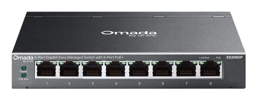 TP-Link Omada ES208GP switch Gestionado L2 Gigabit Ethernet ES208GP