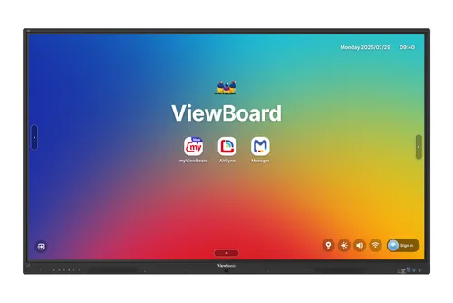ViewSonic ViewBoard IFP6535-1-1C 65" UHD 4K 8GB 128GB Táctil USB-C Negro: imagen 2