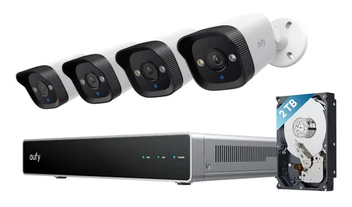 Eufy NVR Security System E40 Negro, Gris, Blanco E8P00321