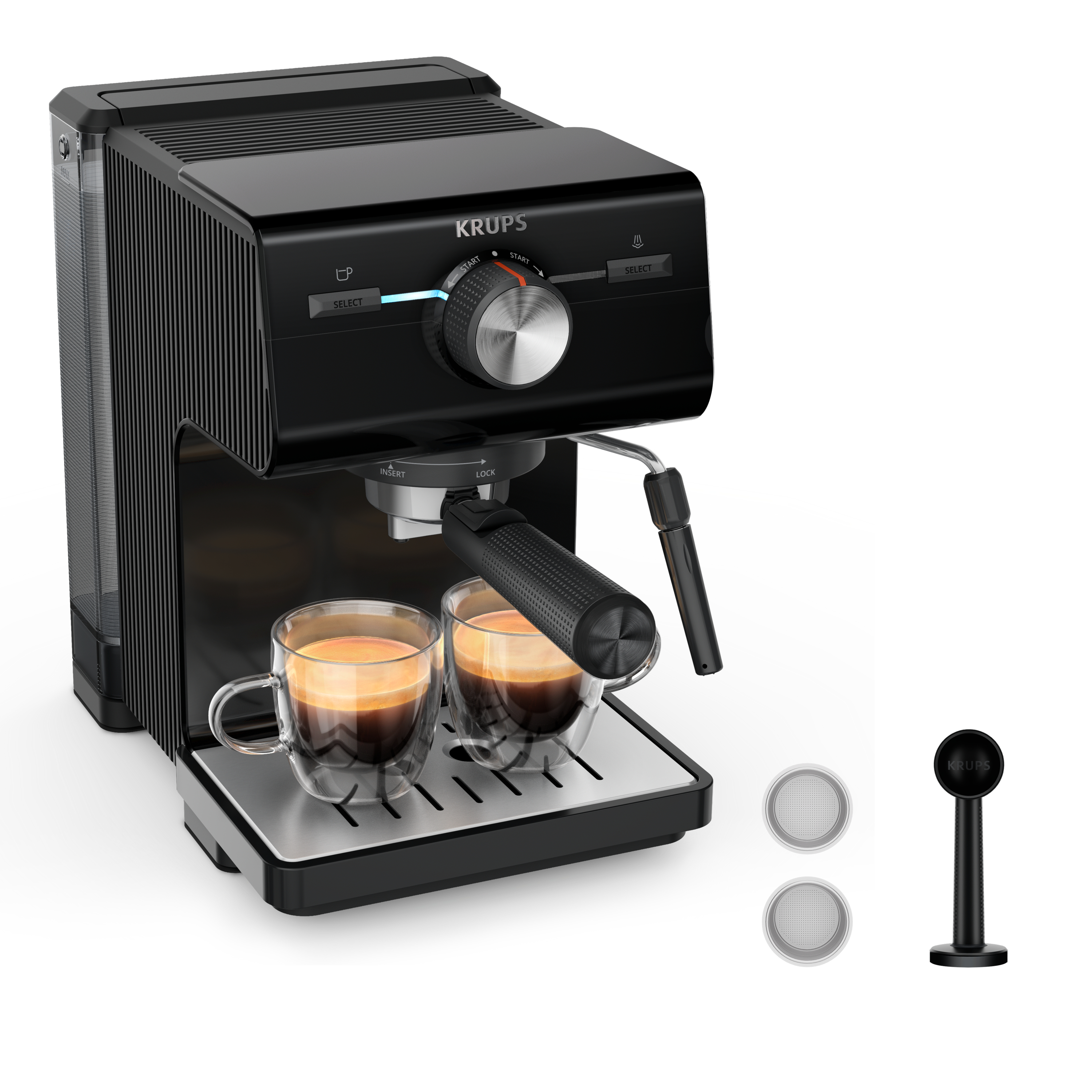 Krups Xp381810 Cafetera Espresso 15 Bares