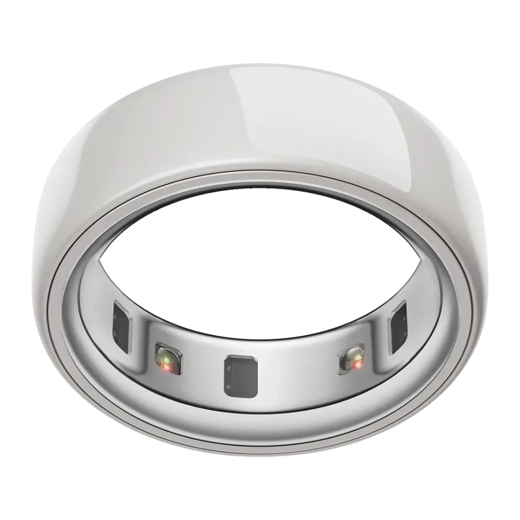 Oura Ring 4 Ceramic Anillo Inteligente Talla 10 Blanco Cloud