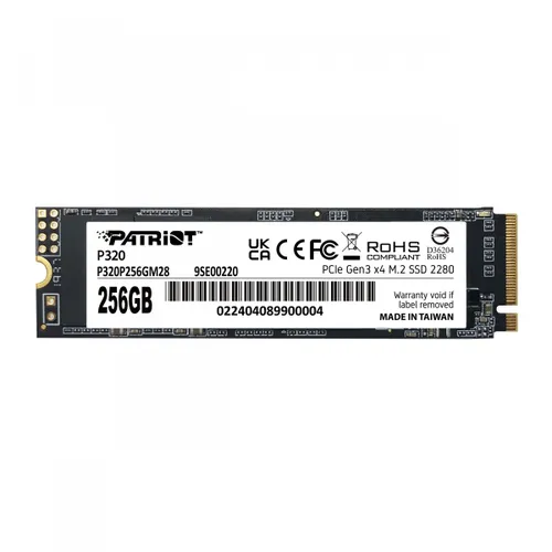 Patriot Memory P320 256 GB M.2 PCI Express 3.0 NVMe P320P256GM28