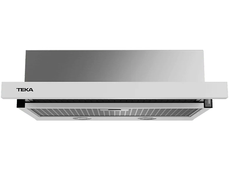 Campana telescópica - Teka CNL 6415 W, 2 Velocidades + intensiva, 385m³/h, 60 cm, Blanco