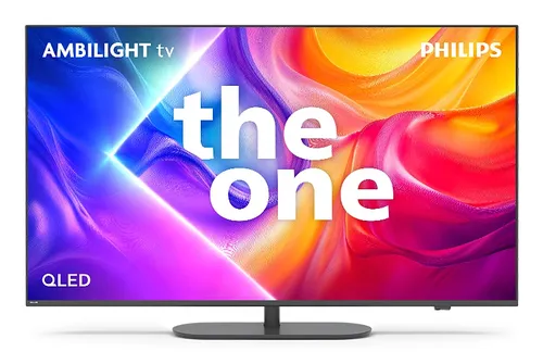 Philips - TV QLED 126 cm (50") Philips Ambilight 50PUS9010-12 UHD 4K, Dolby Vision y Dolby Atmos, Titan OS, Smart TV.