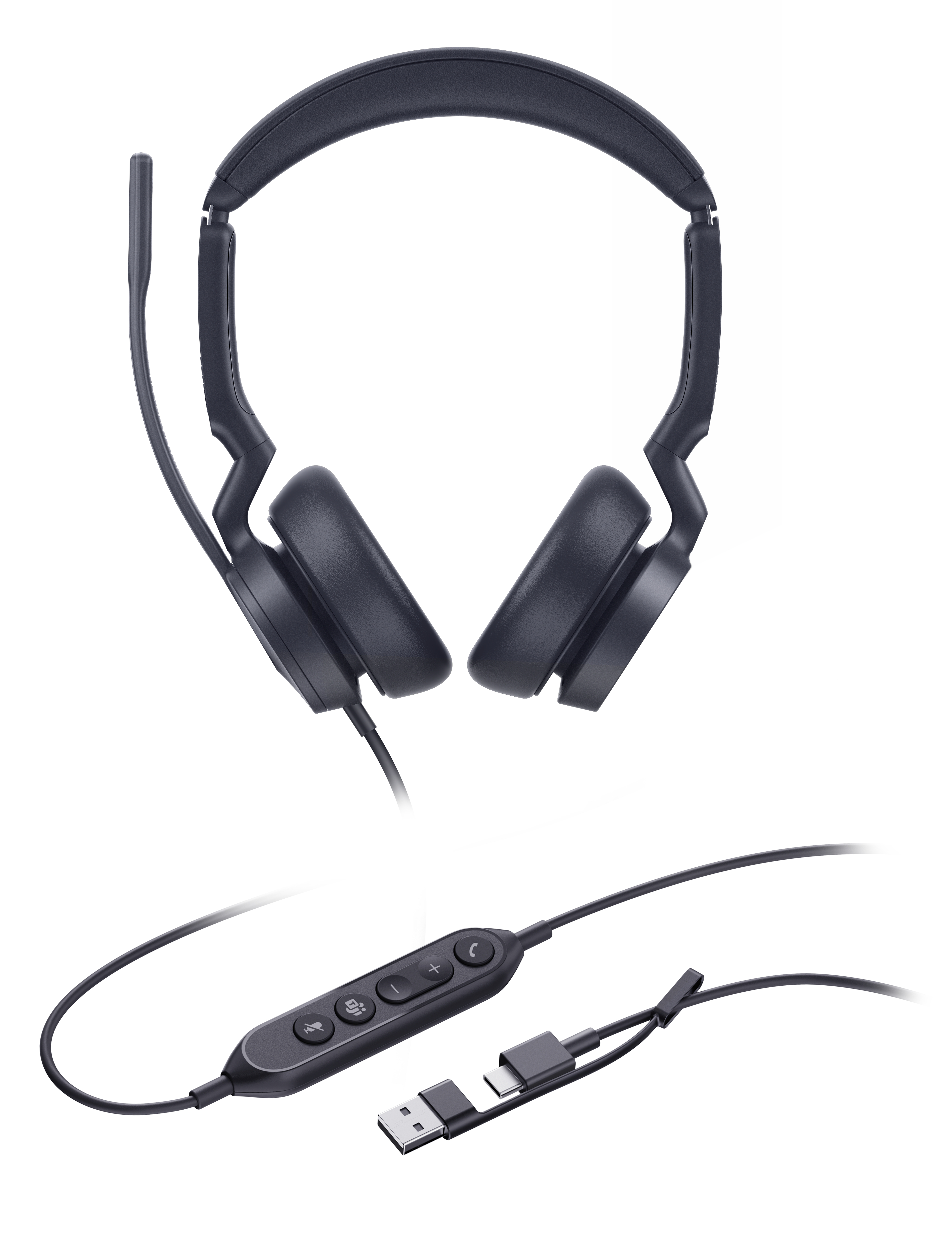 Yealink UH46 Dual Teams USB-C/A Auriculares Alámbrico Diadema 1308182