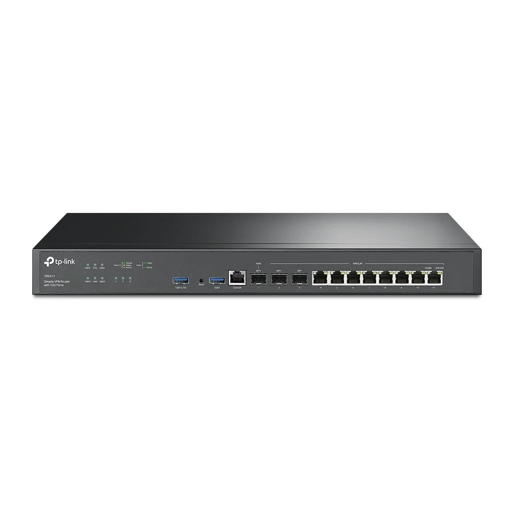 TP-Link Omada ER8411 router Gigabit Ethernet Negro ER8411