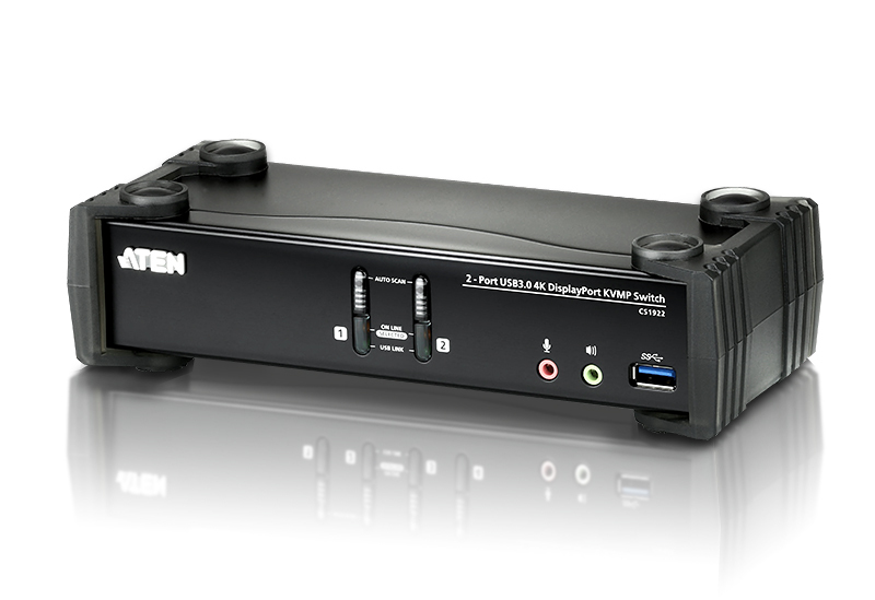ATEN CS1922 interruptor KVM Negro CS1922-AT-G