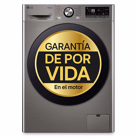 Lavadora secadora - LG F4DR7009AGS, Serie 700, 9 kg/6 kg, 1400 rpm, 14 programas, Inox antihuellas