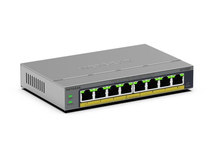 NETGEAR GS108EP Gestionado L2/L3 Gigabit Ethernet GS108EP-100EUS