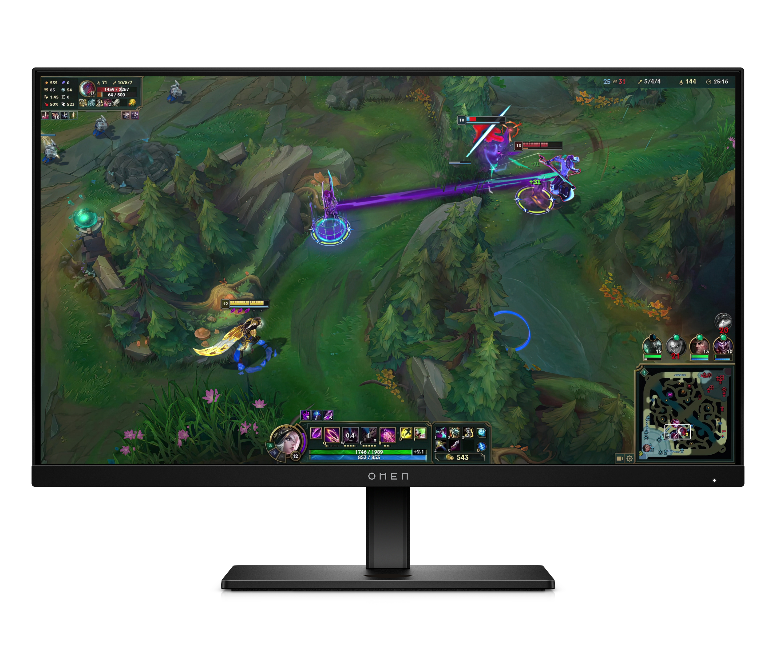 Monitor Gaming HyperX OMEN 25 de 24,5" FHD