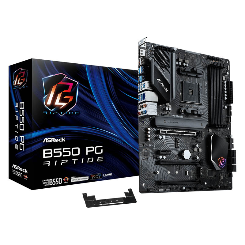 AS Rock B550 PG Riptide Socket AM4