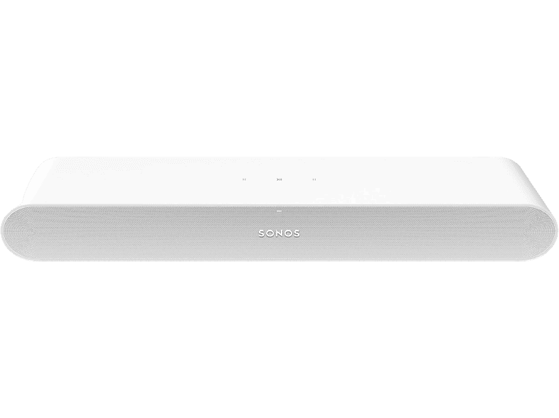 Barra de sonido - Sonos Ray, WiFi, AirPlay 2, Control táctil, Luces LED, Blanco
