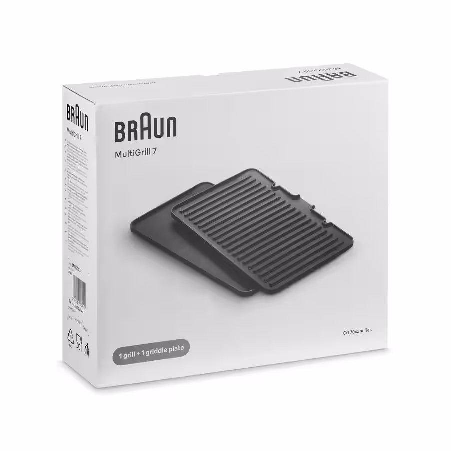 Braun Set de placas de grill y plancha para MultiGrill 7 BRSK003