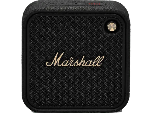 Altavoz inalámbrico - Marshall WILLEN II, 38 W, Bluetooth, Autonomía 17 h, Micrófono, Black and Brass