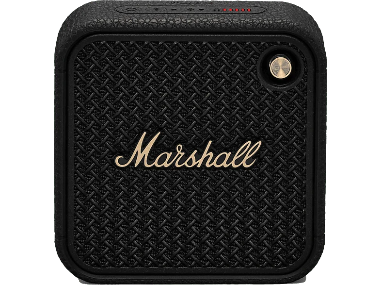 Altavoz inalámbrico - Marshall WILLEN II, 38 W, Bluetooth, Autonomía 17 h, Micrófono, Black and Brass
