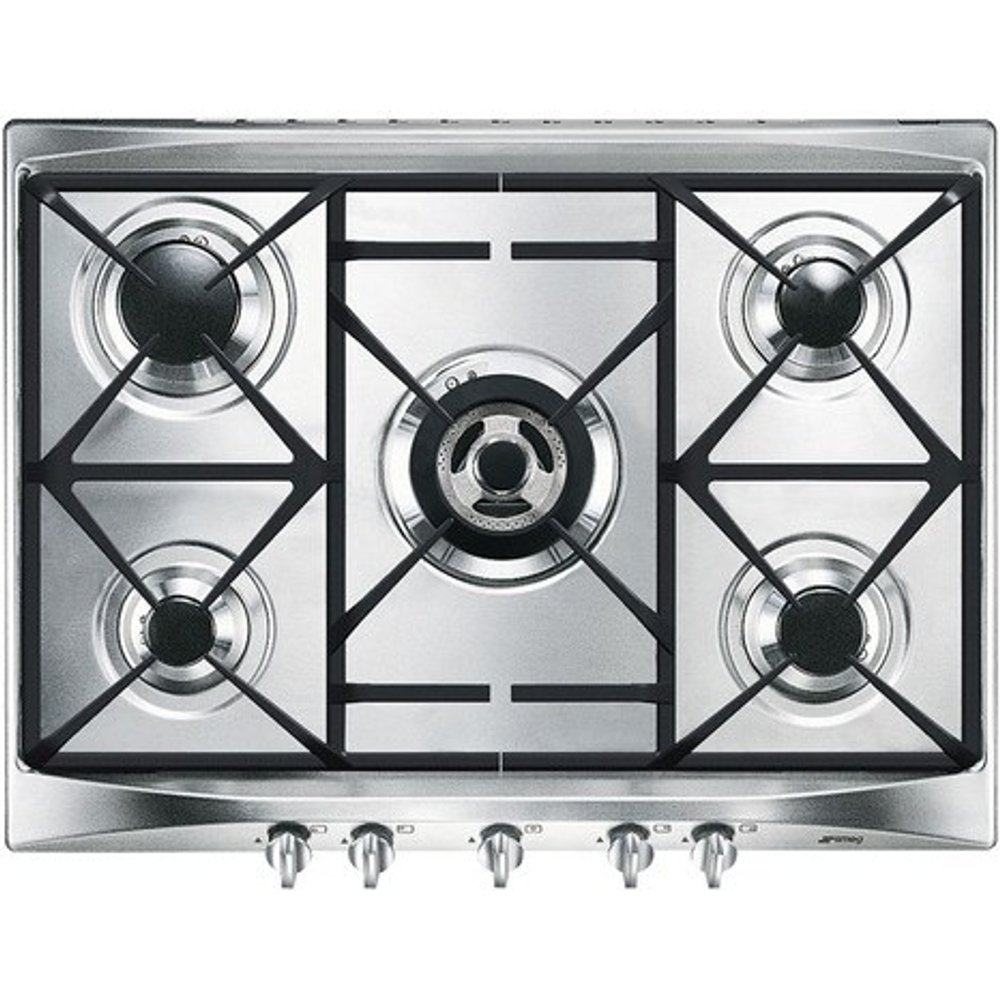 Smeg - Placa gas Smeg 5 quemadores - SR275XGH2.