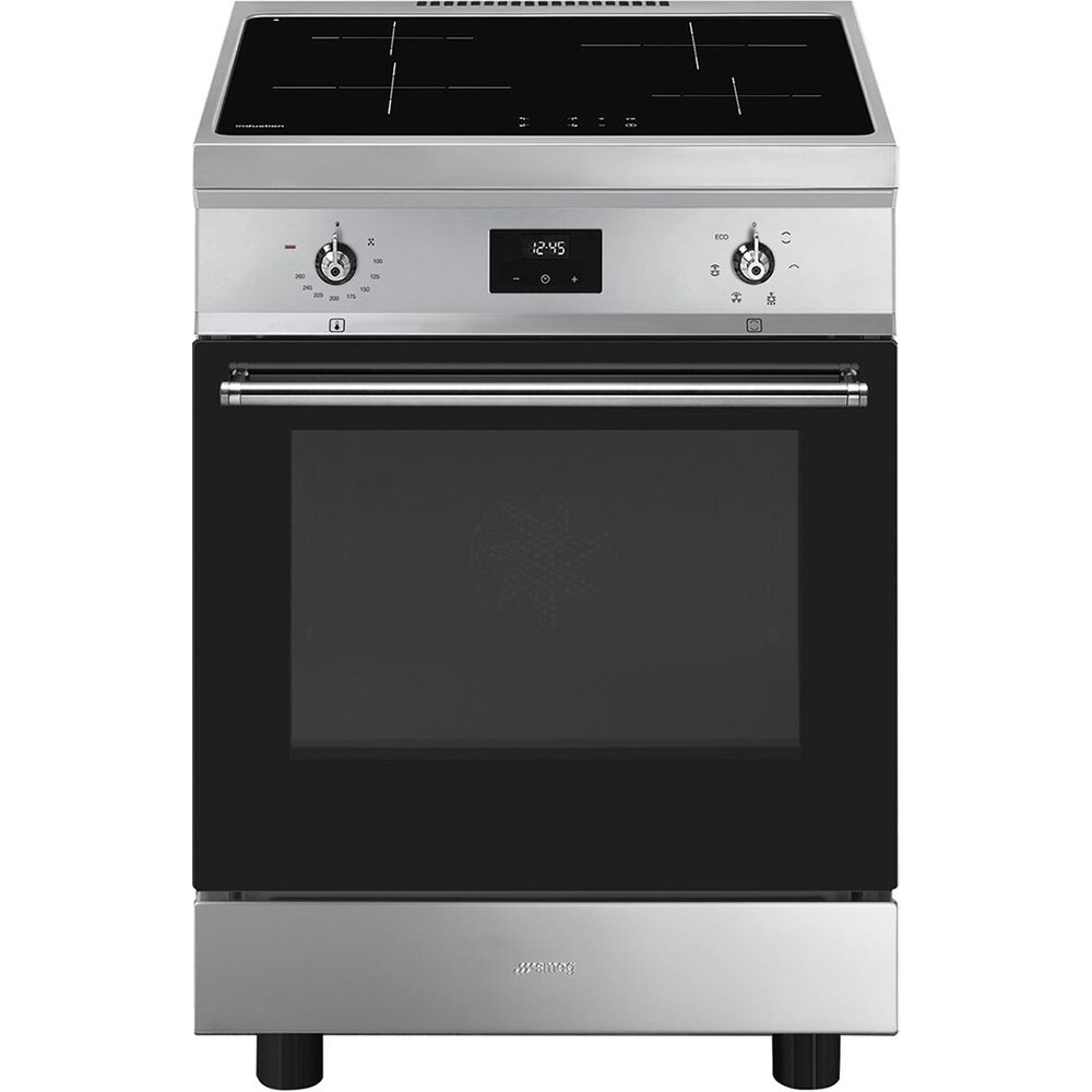 Smeg - Cocina compacta Smeg 60 cm, placa inducción y 1 horno - C6IMXT2.