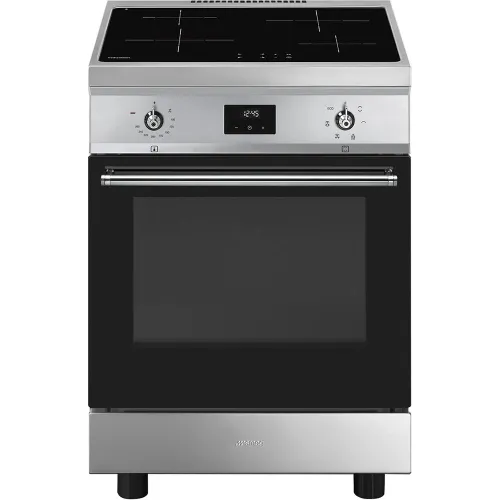 Smeg - Cocina compacta Smeg 60 cm, placa inducción y 1 horno - C6IMXT2.