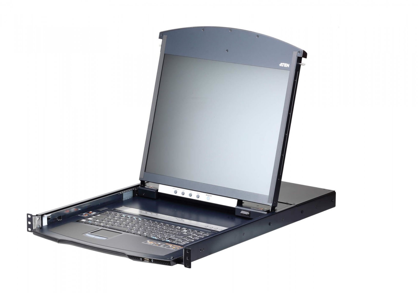 Aten KL1108VN-AXA-DNG 8-Port Cat 5 Doble Rail 19" LCD KL1108VN-AXA-DNG