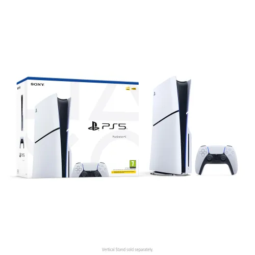 PS5 Slim Blanca con Lector + Dual Sense