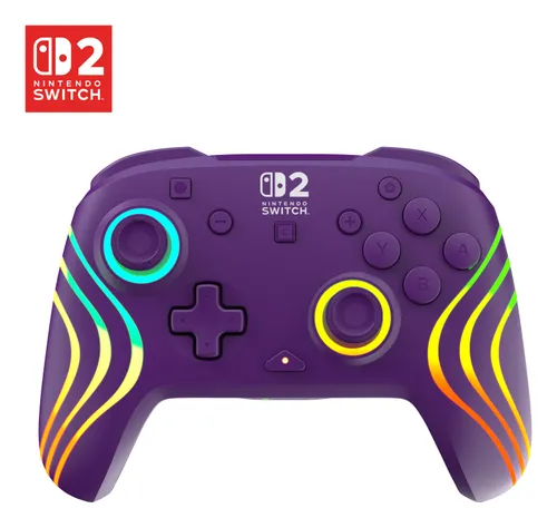 Mando Nintendo Switch - Turtle Beach Afterglow™ Wave Wireless Controller, Para / Lite OLED 2, Morado