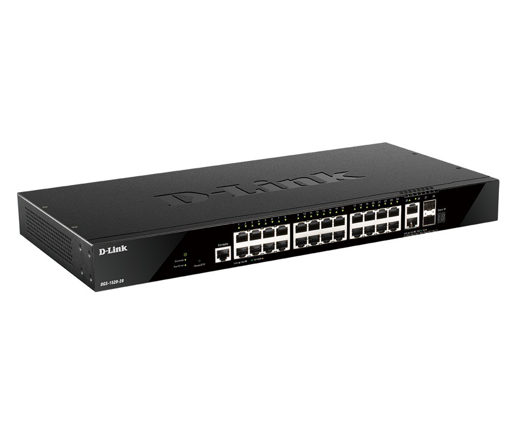 D-LINK DGS-1520-28/E 28-Port Smart Managed Gigabit Stack DGS-1520-28/E