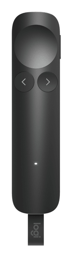 Presentador - Logitech Spotlight 2, Bluetooth-Receptor USB, Personalizable, Retroalimentación Háptica, Láser, Carga rápida, Multiplataforma, Negro