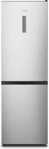 Frigorífico combi - Hisense RB390N4BCC, No Frost, 186 cm, 304 l, Micro Vents Cooling, Motor Inverter, Inox