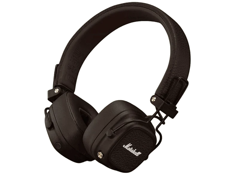 Auriculares inalámbricos - Marshall Major V, 100 h Autonomía, Supraaurales, Bluetooth, Diseño Plegable, Marrón