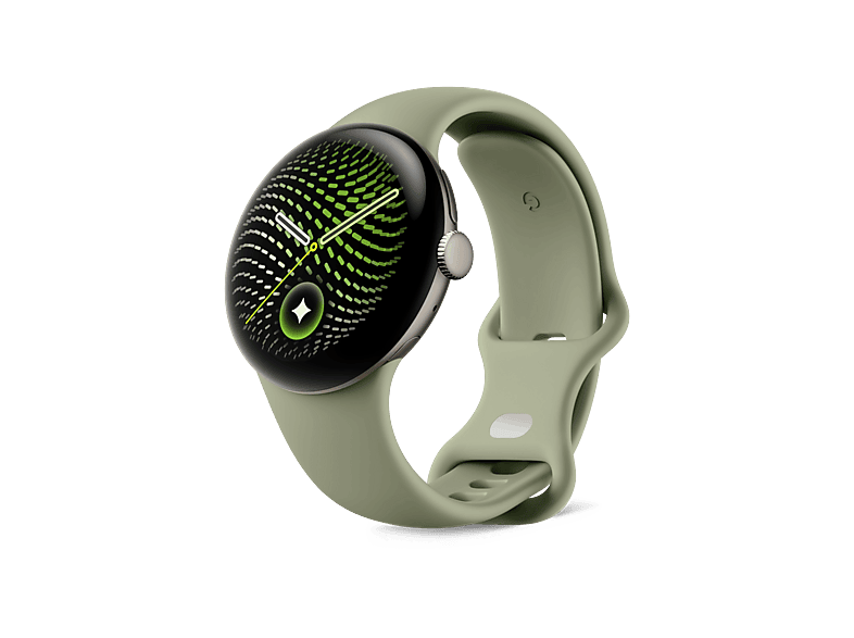 Smartwatch - Google Pixel Watch 5, 41mm, Hasta 30h Autonomía, Wear OS 7.0, Gemini Intelligence y Health, Correa Silicona, Olive
