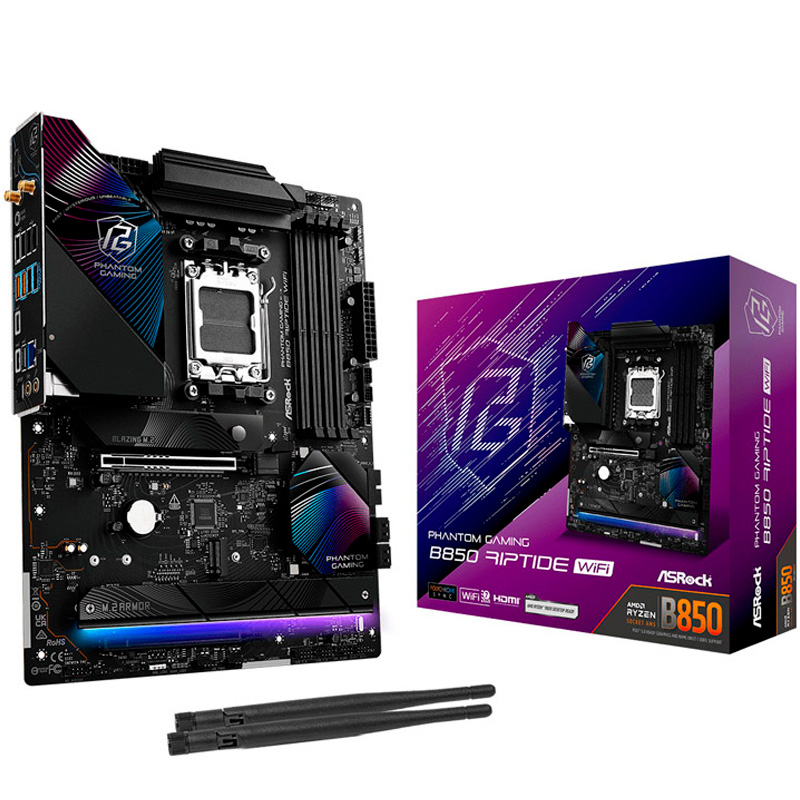 AS Rock Phantom Gaming B850 RIPTIDE WIFI Socket AM5