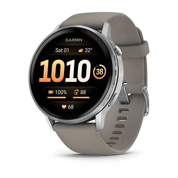 DEPORTE GARMIN VENU 4 45 MM PLATEADO BISEL