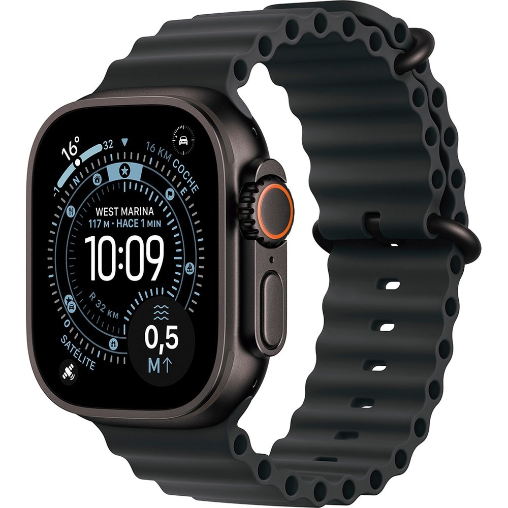 Apple Watch Ultra 3 GPS+Cellular 49mm Negro Correa Ocean NFC 72h Titanio 10ATM
