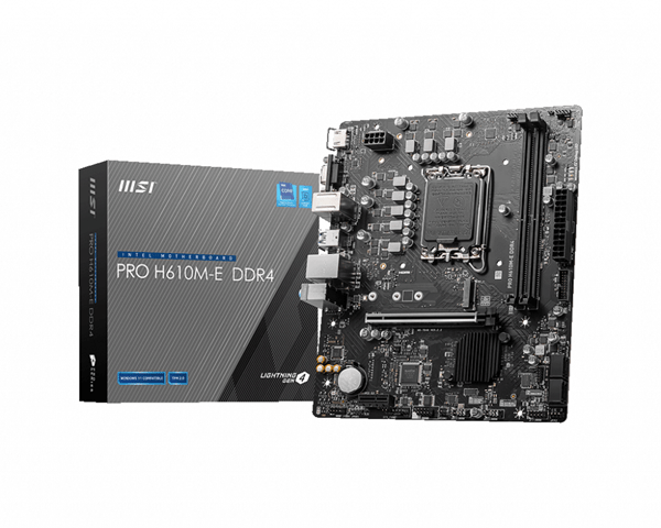 MSI Intel PRO H610M-E DDR4 LGA 1700