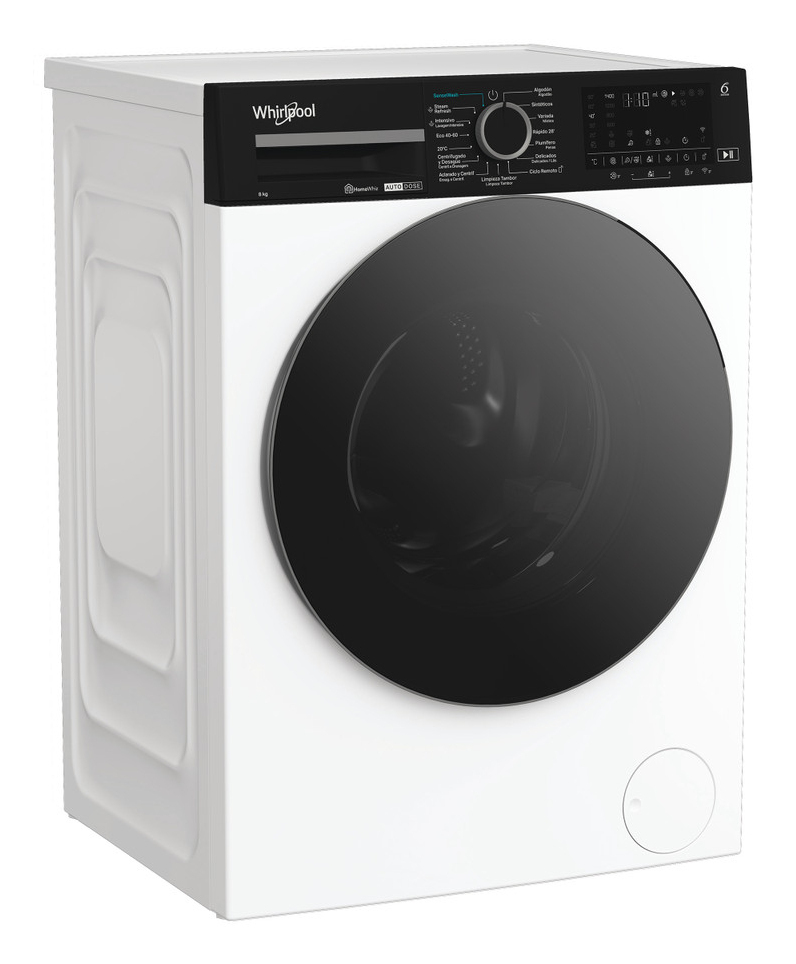 LAVADORA CARGA FRONTAL WHIRLPOOL WPM 87W ADS SPT 8 KG 1400 RPM A BLANCO