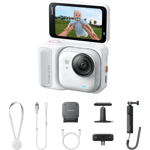 INSTA360 - Cámara de acción Insta360 GO Ultra Creator Bundle.