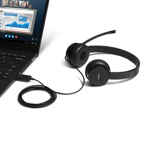 Lenovo 4XD0X88524 auricular y casco Auriculares Alámbrico 4XD0X88524: imagen 3
