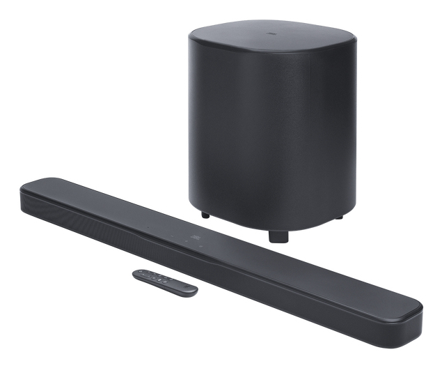 Barra de sonido - JBL Bar 500MK2, Potencia 750 W, Canales 5.1, Dolby Atmos y DTS Virtual:X, Multibeam 3.0, Wifi, Subwoofer Inalámbrico, Negro