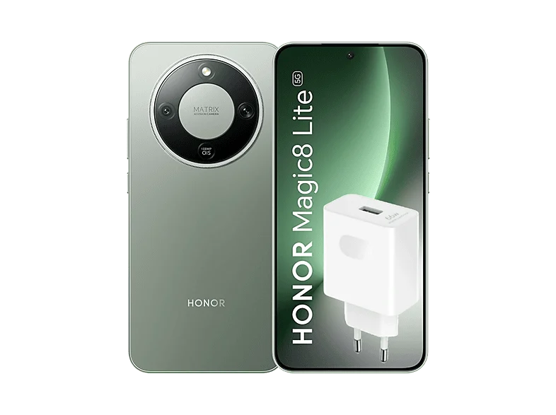 Honor Magic8 Lite, Forest Green, 256GB, 8GB RAM, 6.79" AMOLED de 4320 Hz, Qualcomm® Snapdragon® 6 Gen 4 (4nm), 7500 mAh