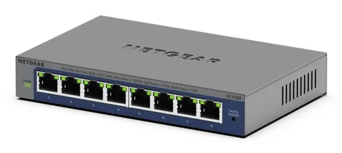 NETGEAR GS108Ev4 No administrado L2/L3 Gigabit Ethernet GS108E-400EUS