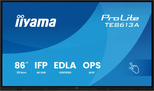 iiyama TE8613A-B3AG Panel Interactivo Plano IFP 86" IPS TE8613A-B3AG