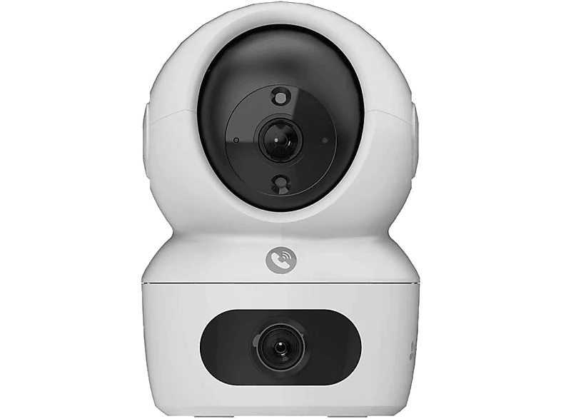 Cámara de vigilancia IP - Ezviz H7c, Resolución 2K, Dos Lentes, Función visión nocturna, Interiores, Blanco